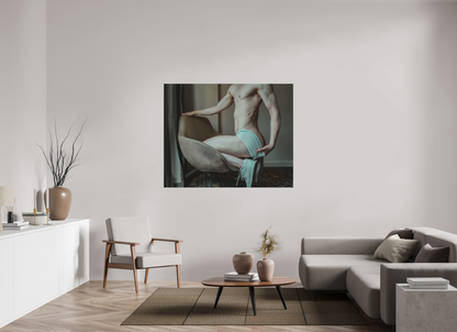 58.7 x 47″, Fuji Velvet Briefs and Sneaks - Fine Art Print