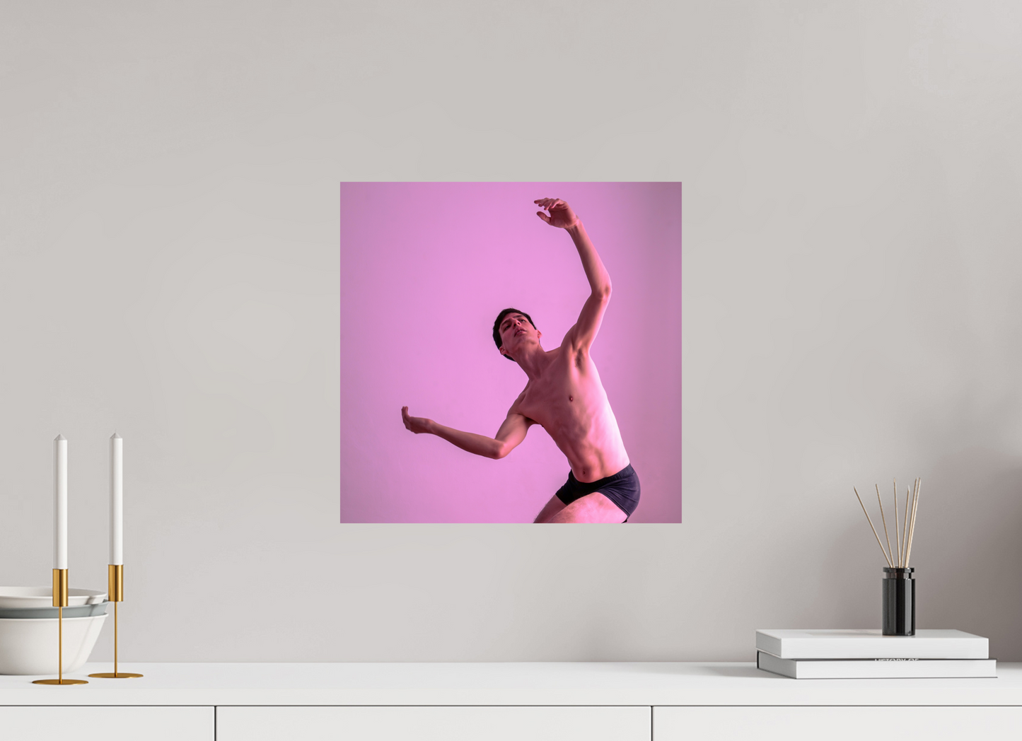 15 x 15″, Giclee Pearl Relever -