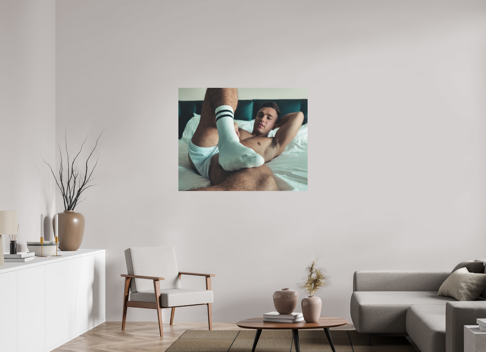 43.7 x 35″, Fuji Glossy Gym Sock - Fine Art Print