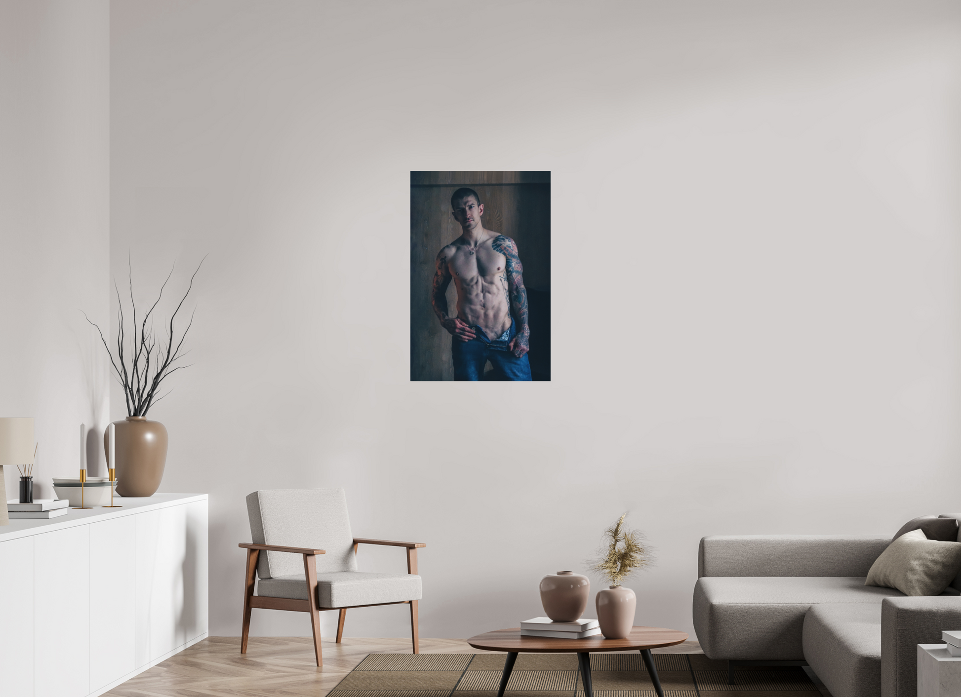 24 x 36″, Fuji Matte Ink and Denim - Fine Art Print