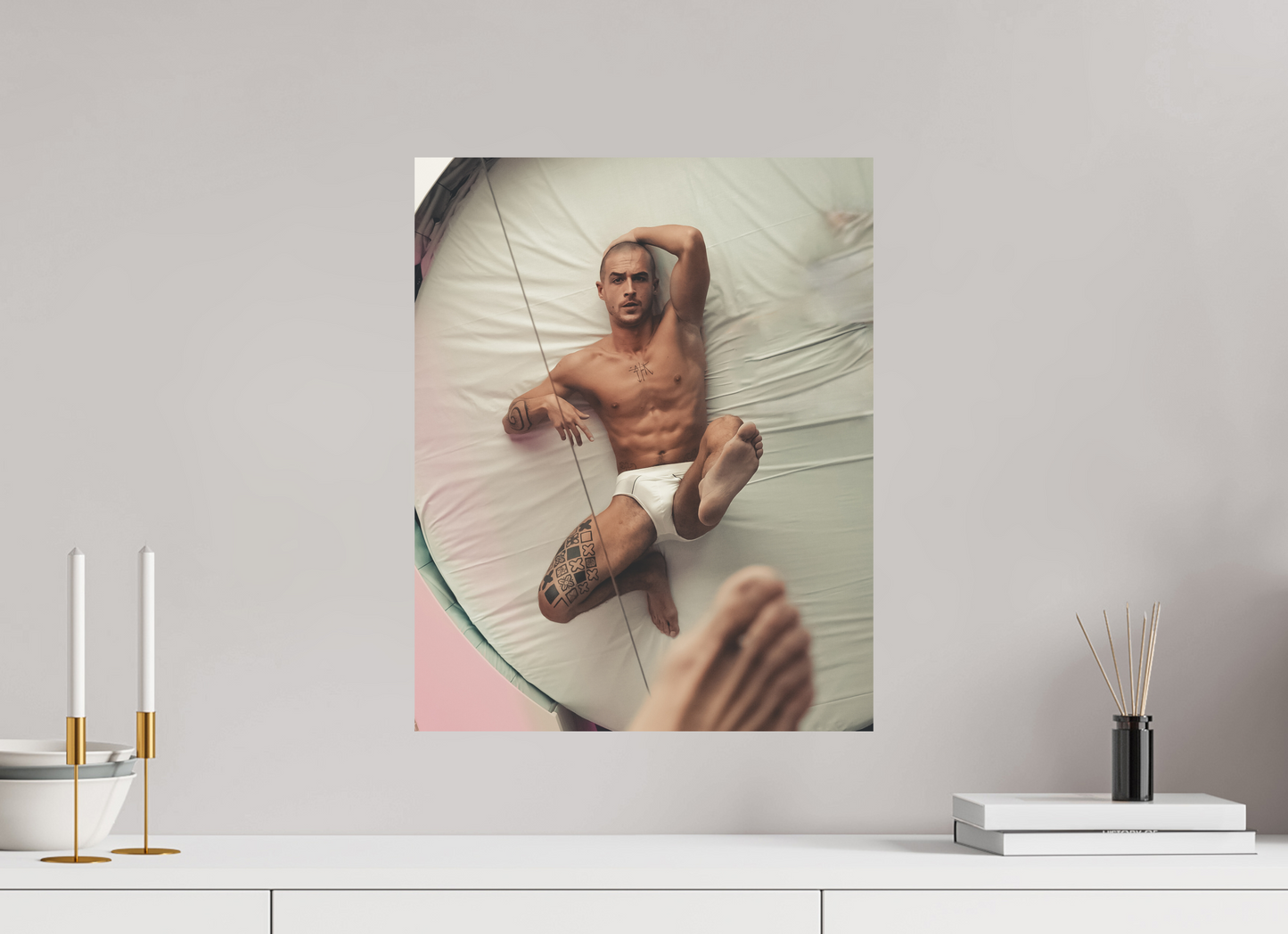 16 x 20″, Giclee Matt Photo Rag The Love Bed - Jack Bandit - Fine Art Print