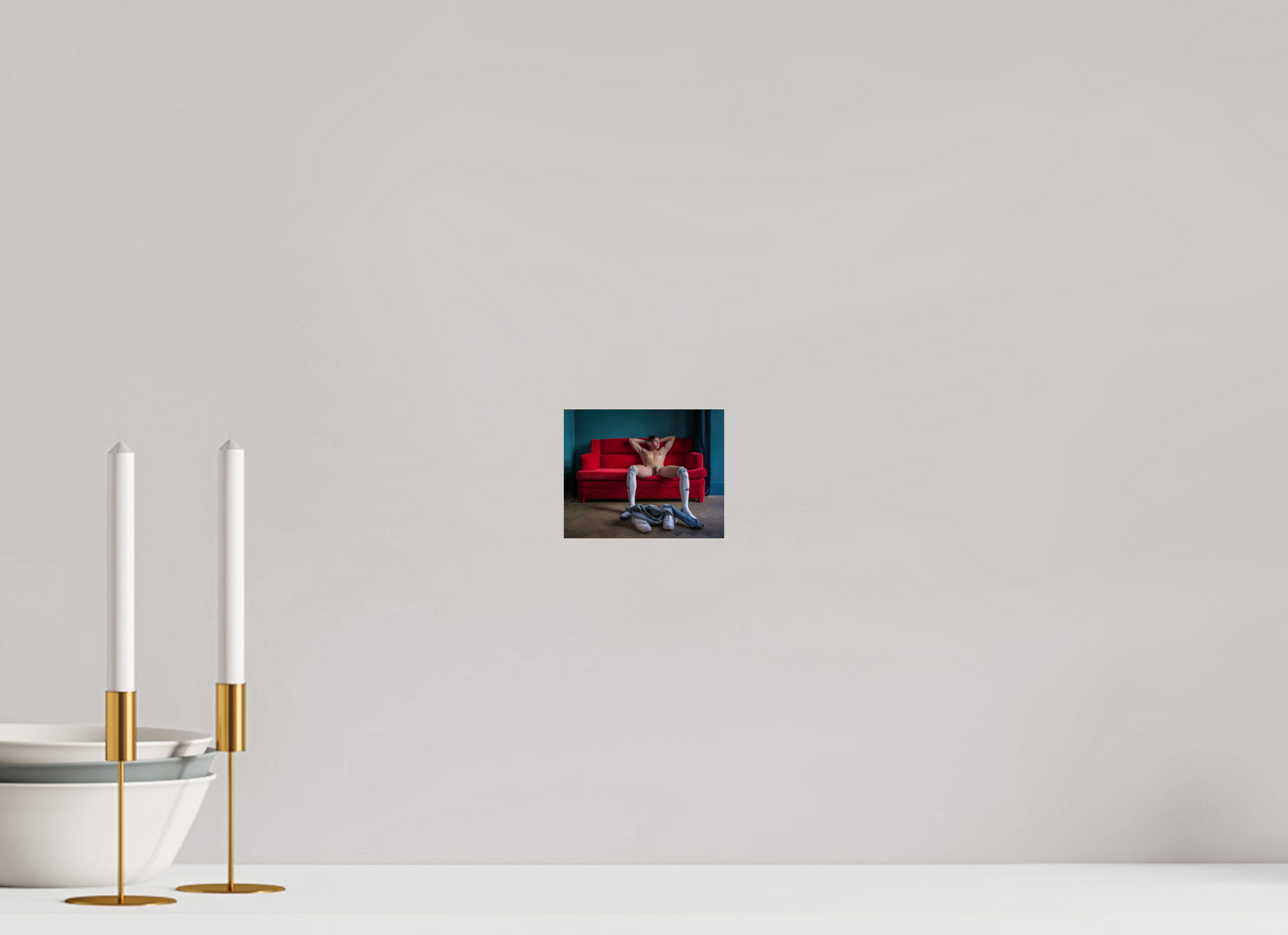 5 x 4″, Giclee Pearl Manspreading - Fine Art Photography Print