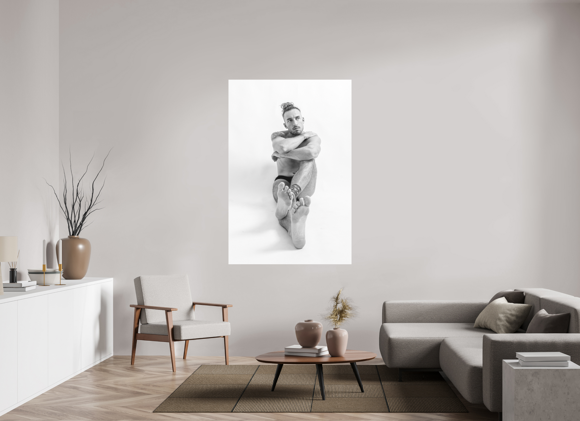 44 x 66″, Fuji Matte To the Soles of His Feet