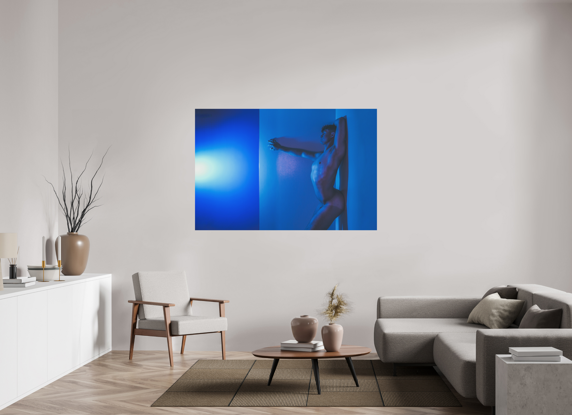 66 x 44″, Fuji Matte Blue Boy - Fine Art Print