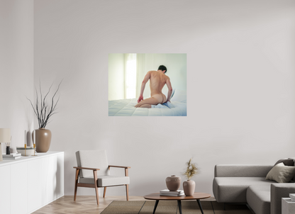 43.7 x 35″, Fuji Velvet In A White Room - Fine Art Photography Print
