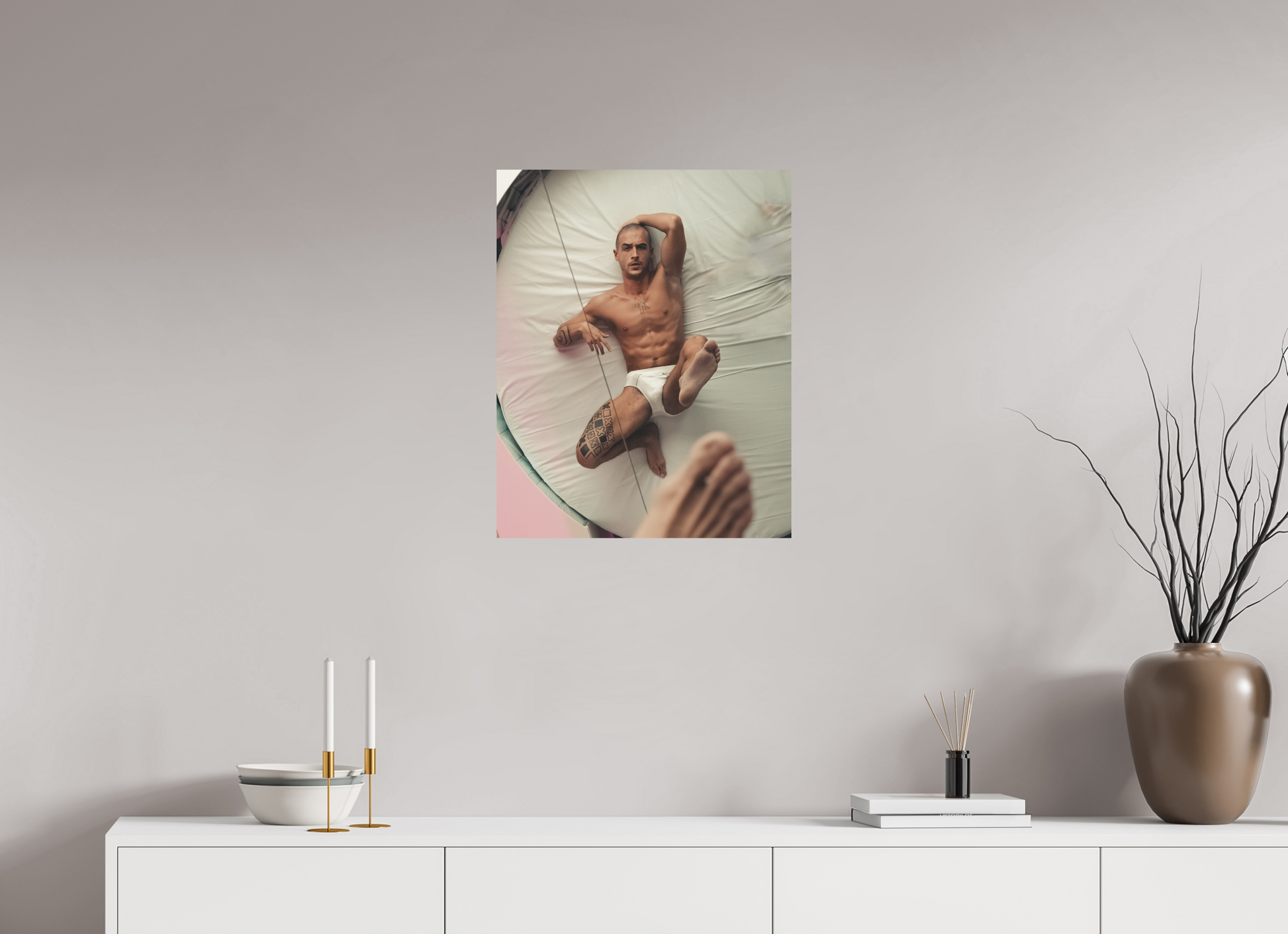 20 x 25″, Giclee Pearl The Love Bed - Jack Bandit - Fine Art Print