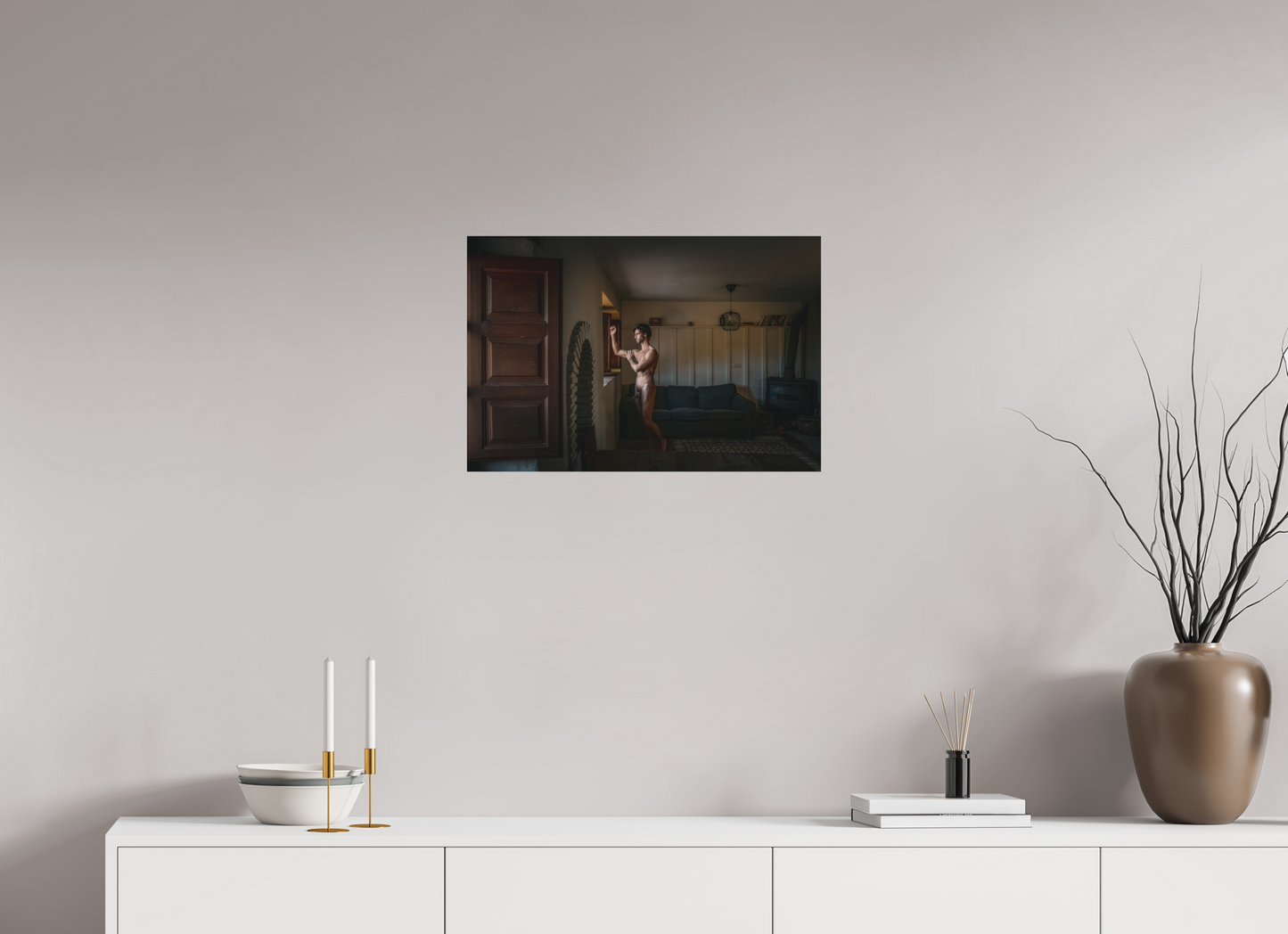 24 x 16″, Giclee Matt Photo Rag Cabin Life