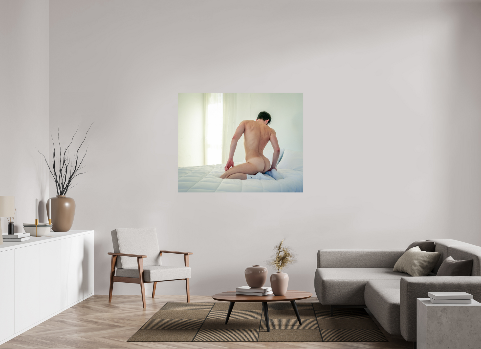 53.7 x 43″, Fuji Glossy In A White Room - Fine Art Photography Print