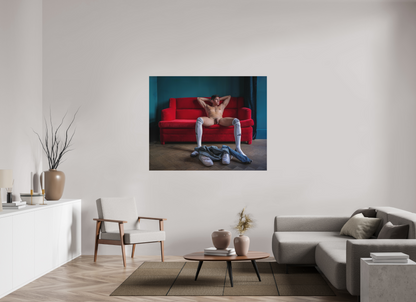 58.7 x 47″, Fuji Velvet Manspreading - Fine Art Photography Print