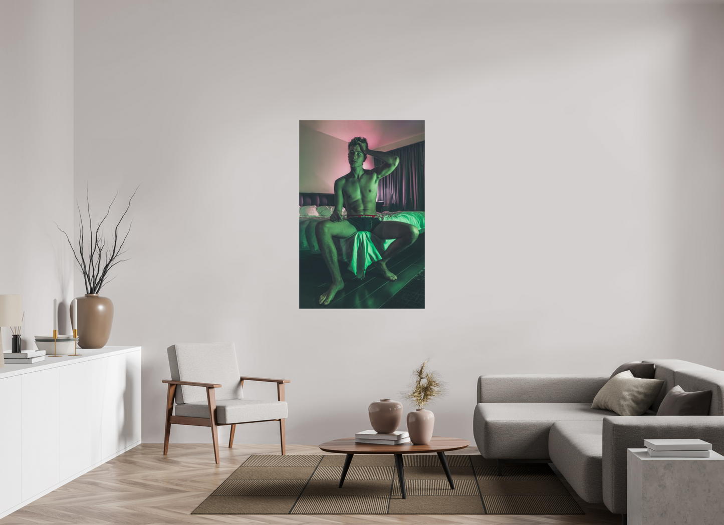 36 x 54″, Giclee Pearl Midnight Mood - Fine Art Print