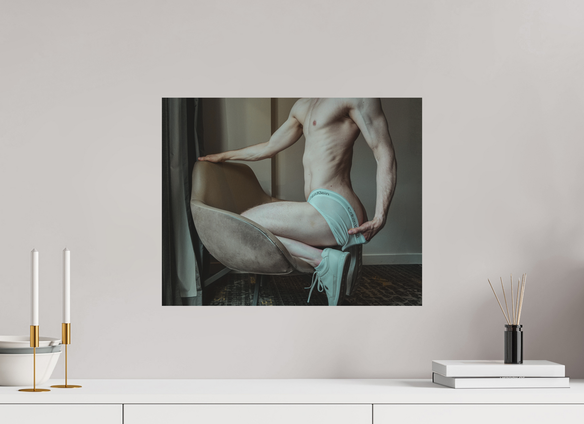 20 x 16″, Giclee Matt Photo Rag Briefs and Sneaks - Fine Art Print