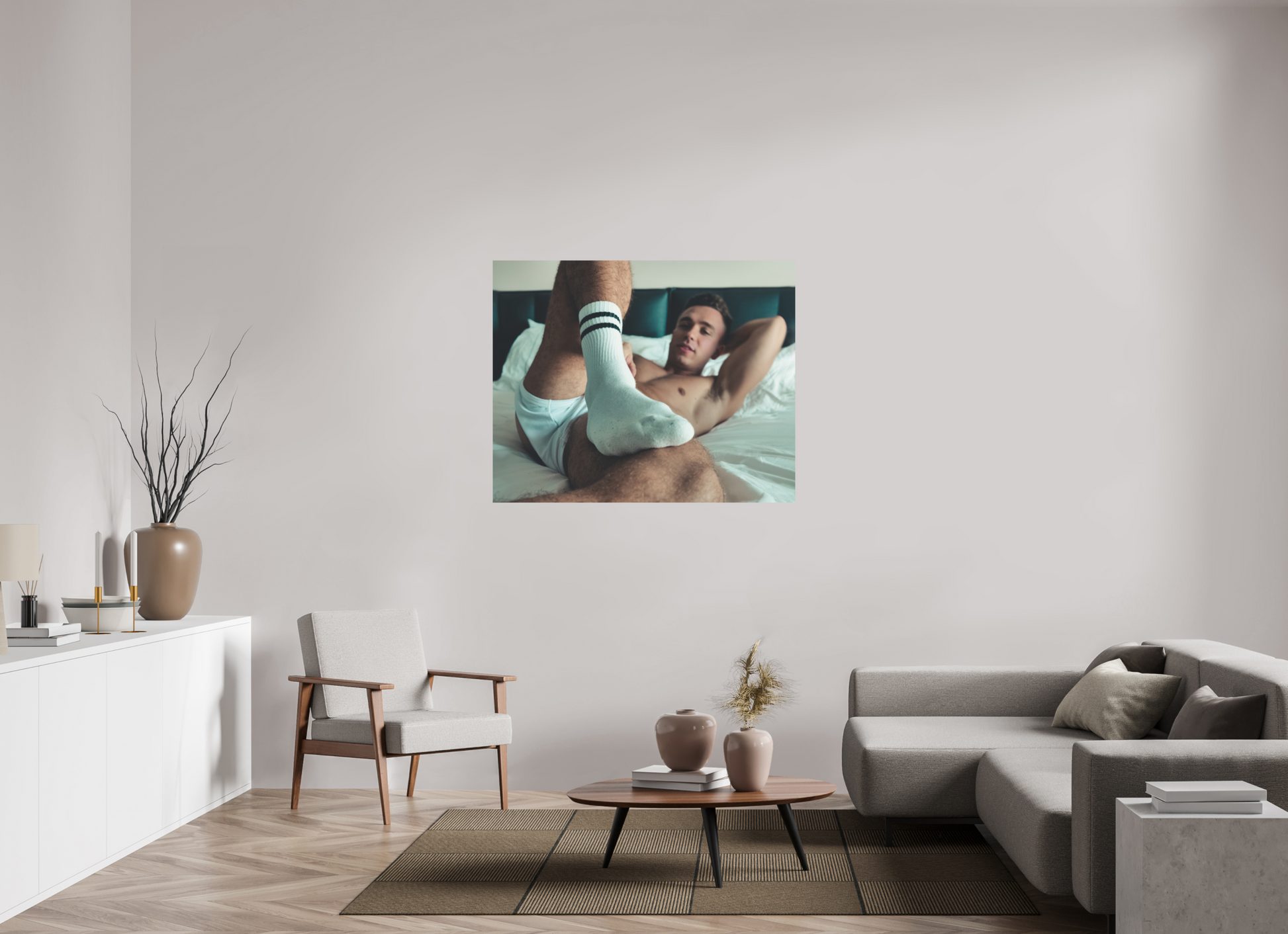 48.7 x 39″, Fuji Matte Gym Sock - Fine Art Print