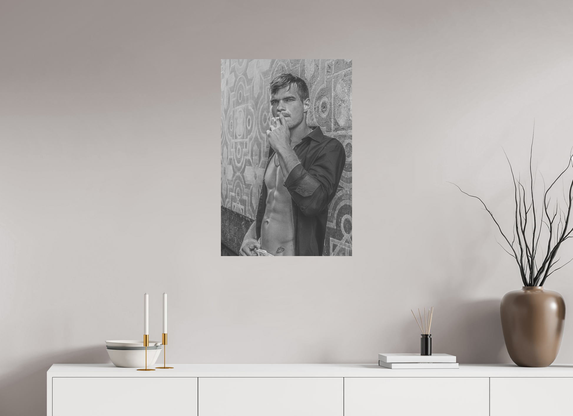 20 x 30″, Giclee Matt Photo Rag Fumar - Fine Art Print