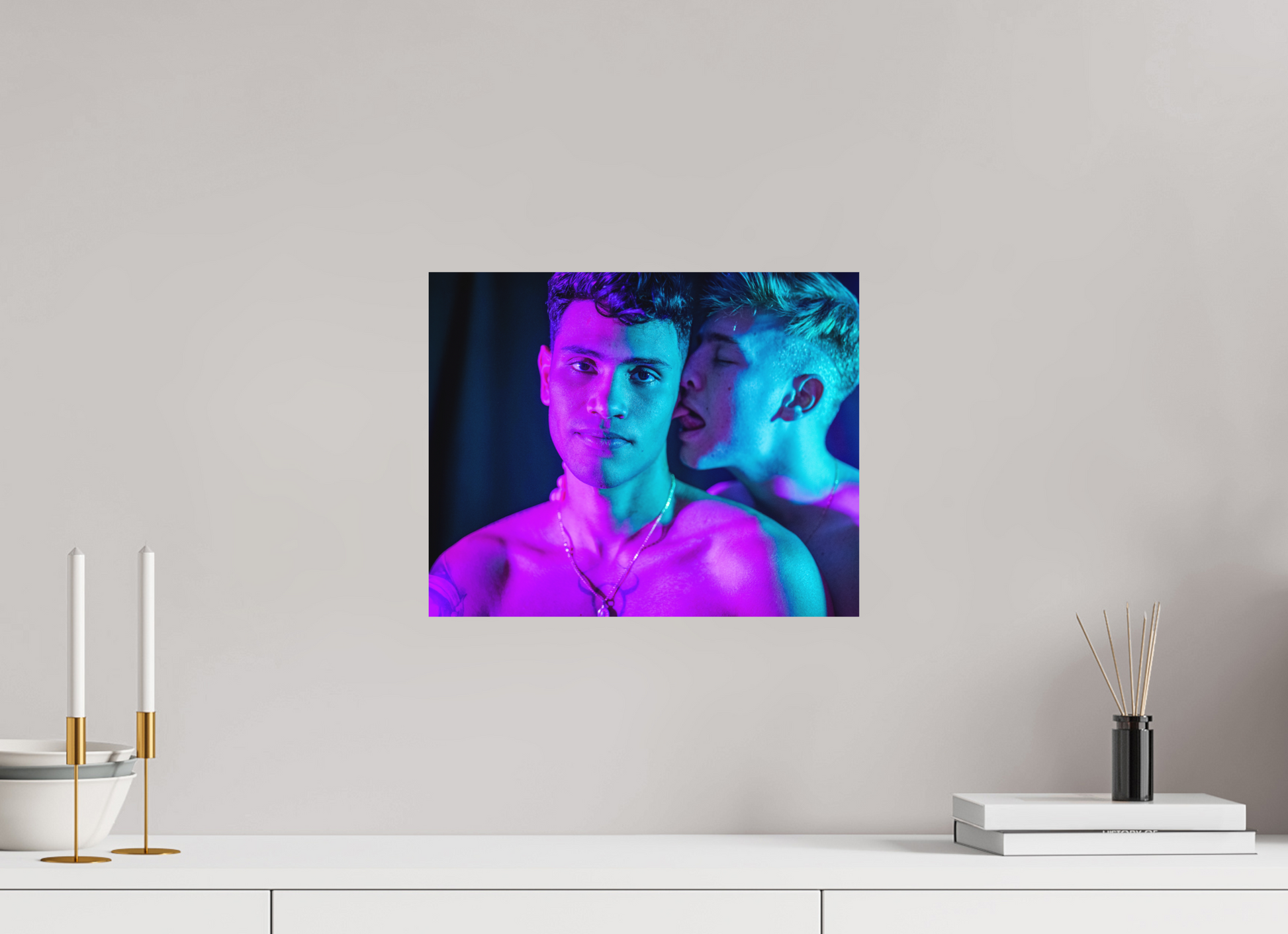 15 x 12″, Fuji Matte A Kiss Behind His Ear - Fine Art Print