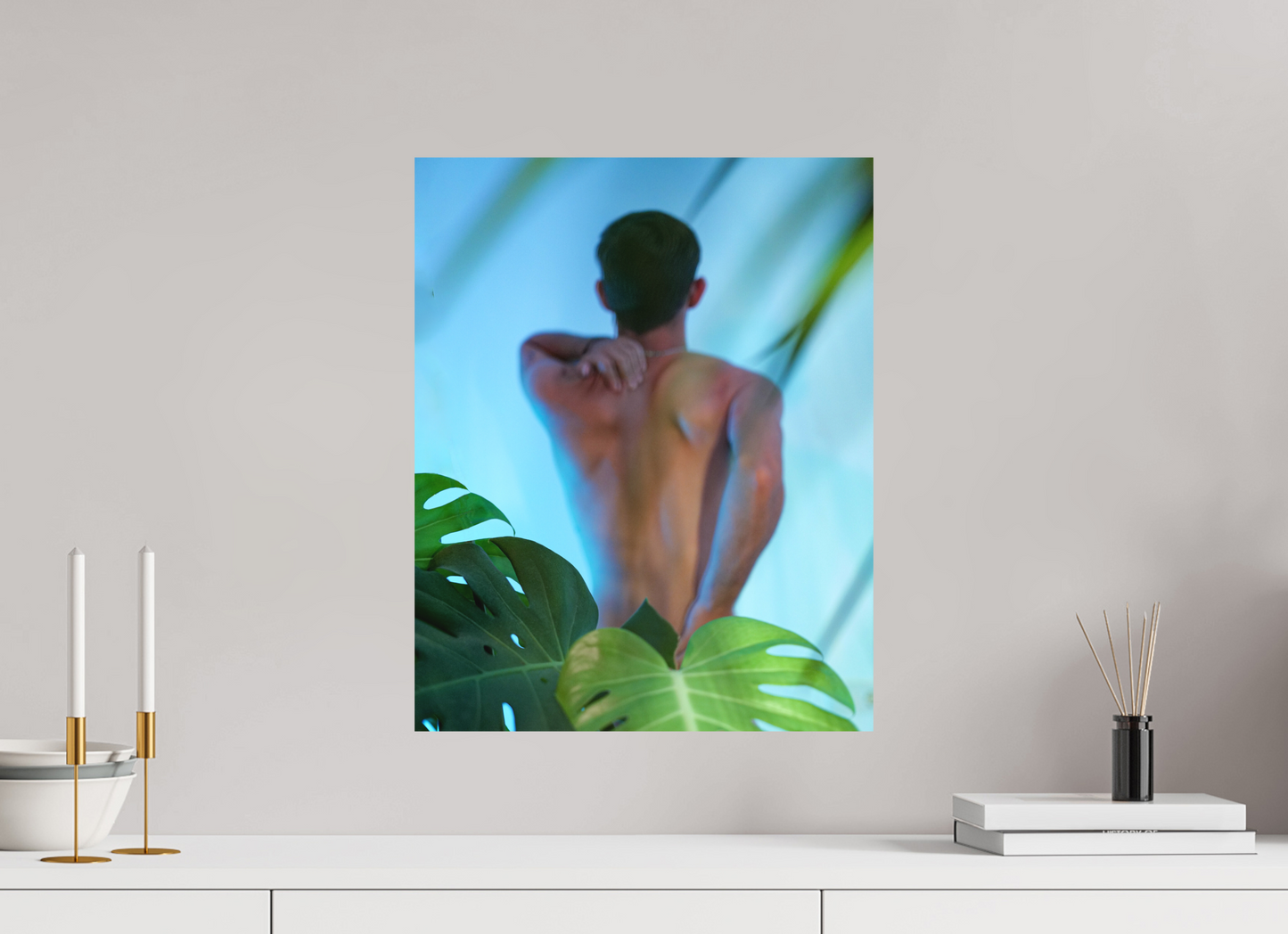 16 x 20″, Fuji Velvet Flora and Fauna (Blue) - Fine Art Print