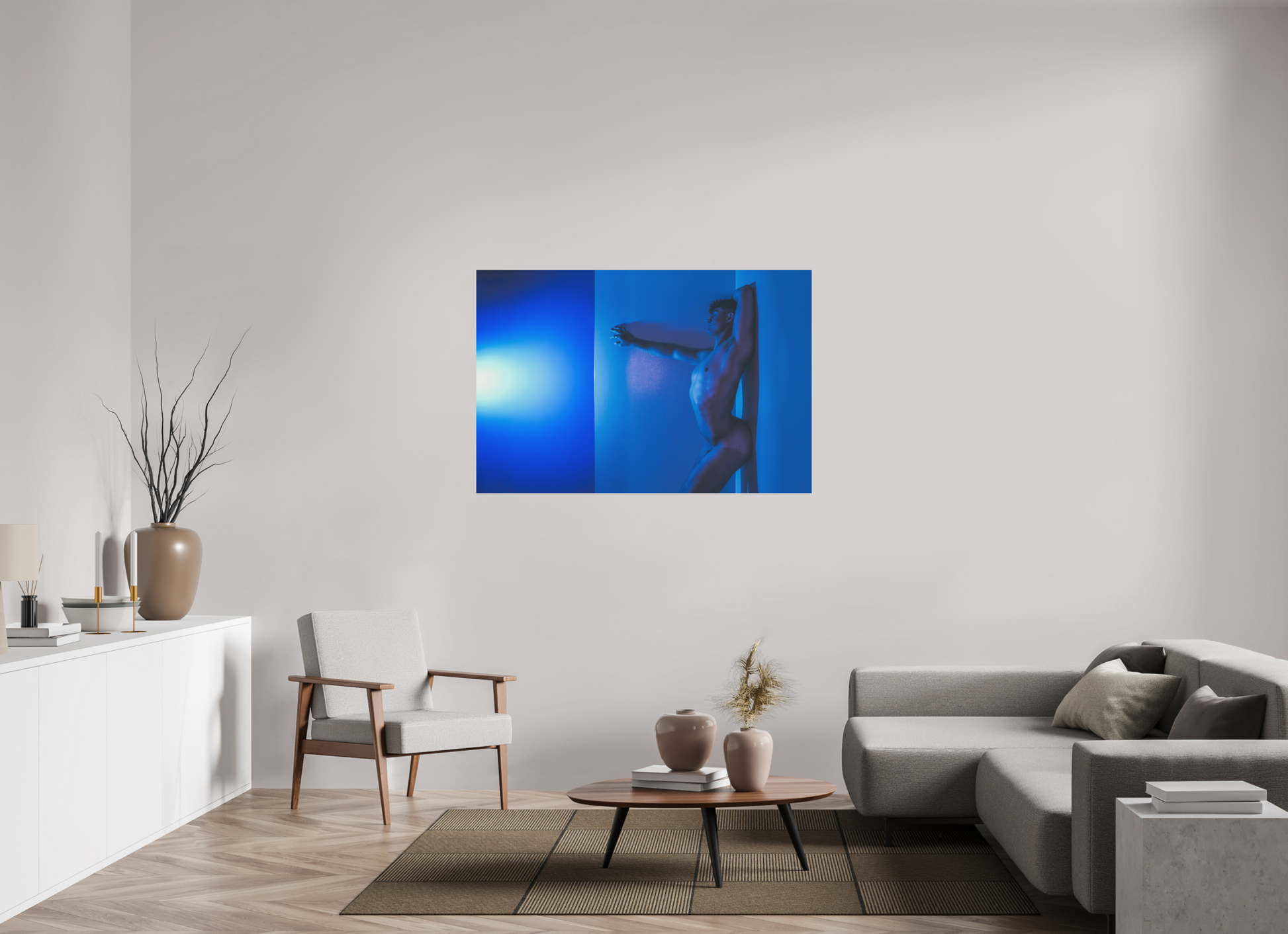 54 x 36″, Giclee Matt Photo Rag Blue Boy - Fine Art Print