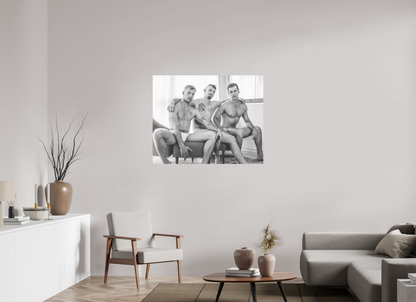 43.7 x 35″, Fuji Glossy Tres Amigos, Uno - Fine Art Photography Print