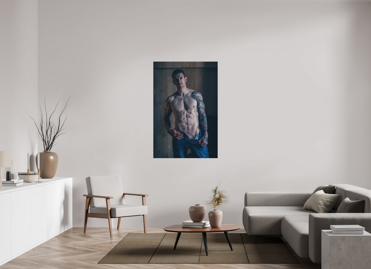 36 x 54″, Fuji Matte Ink and Denim - Fine Art Print