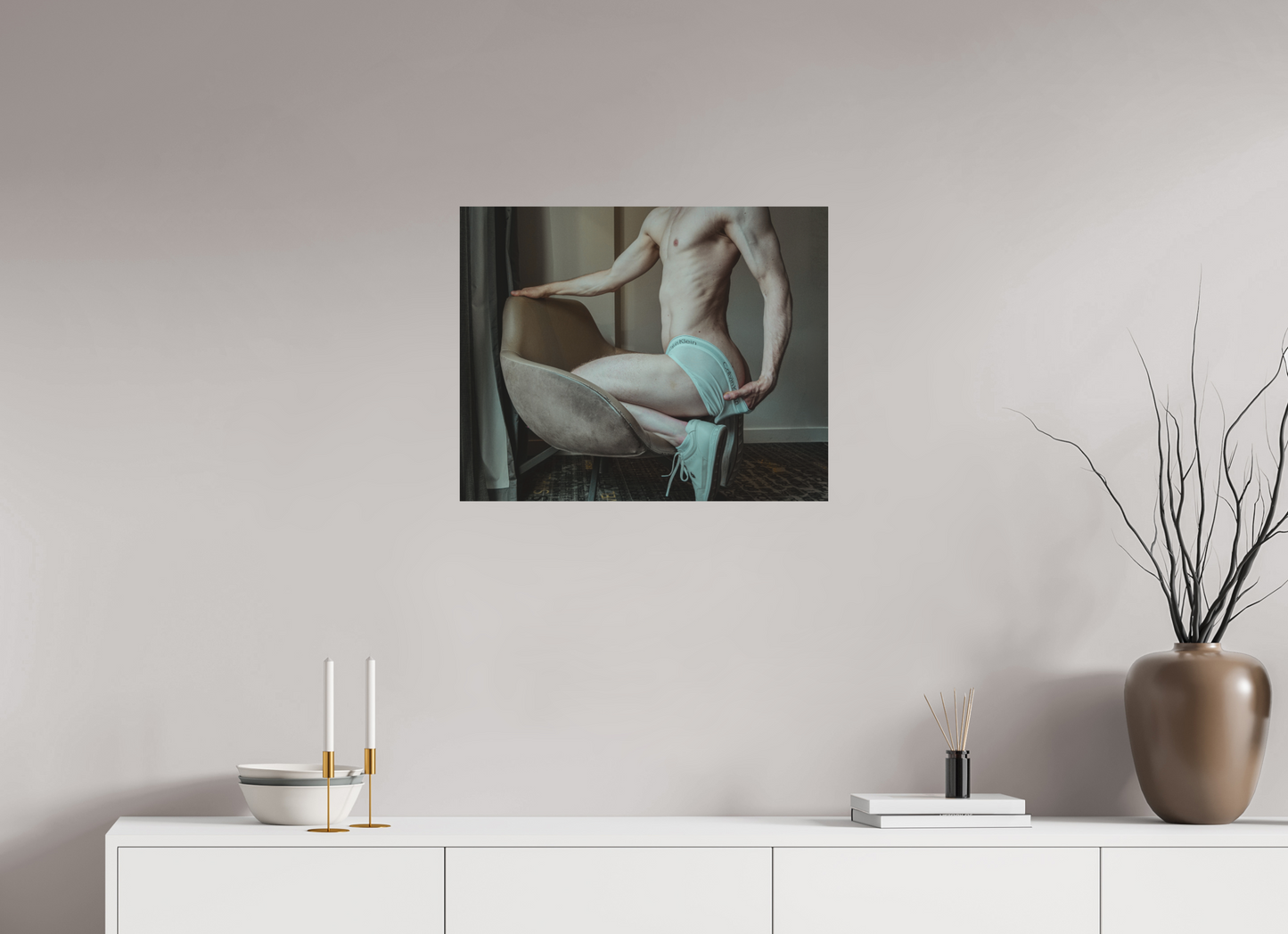 25 x 20″, Fuji Velvet Briefs and Sneaks - Fine Art Print