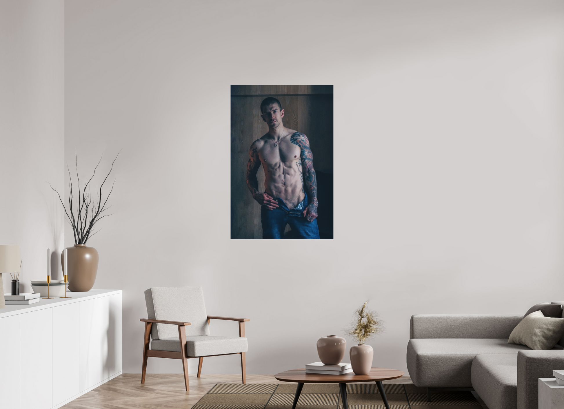 30 x 45″, Giclee Matt Photo Rag Ink and Denim - Fine Art Print