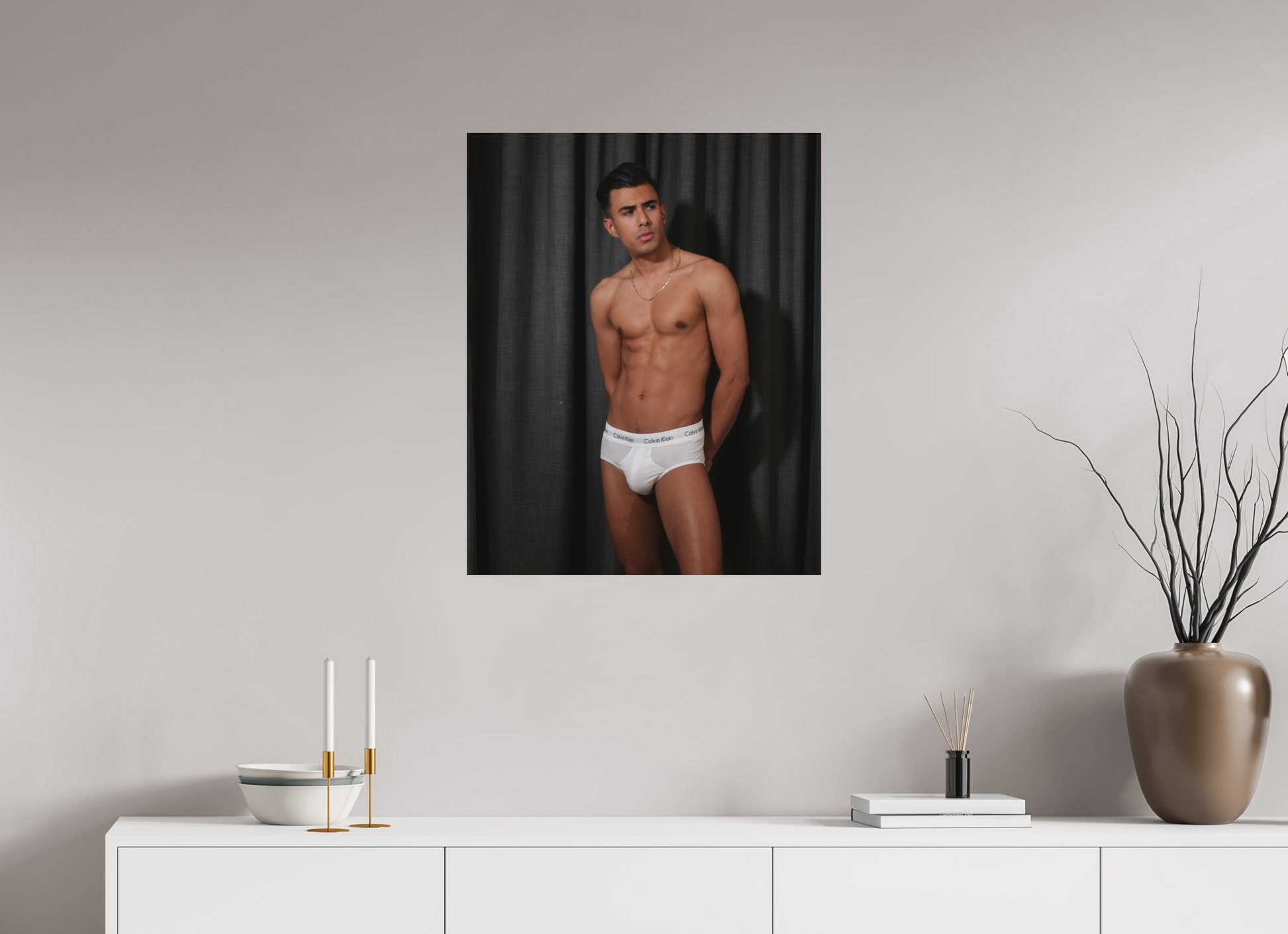 24 x 30″, Giclee Matt Photo Rag 50s Beefcake Vibe - Fine Art Photography Print