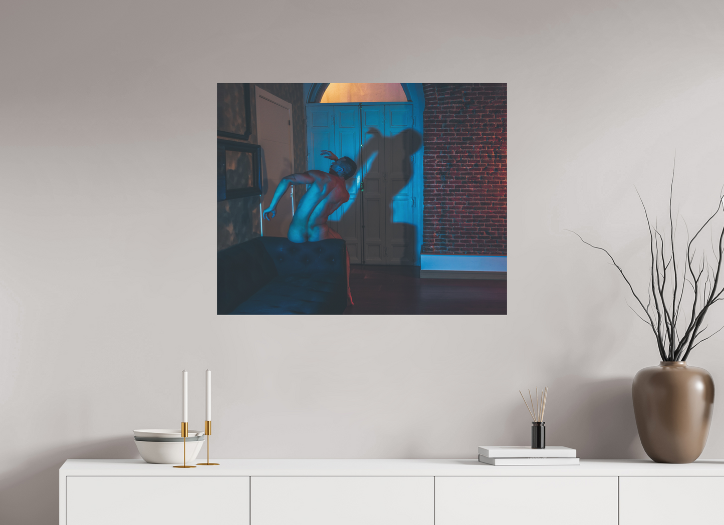 35 x 28″, Giclee Matt Photo Rag Shadow Dancing - Fine Art Photography Print