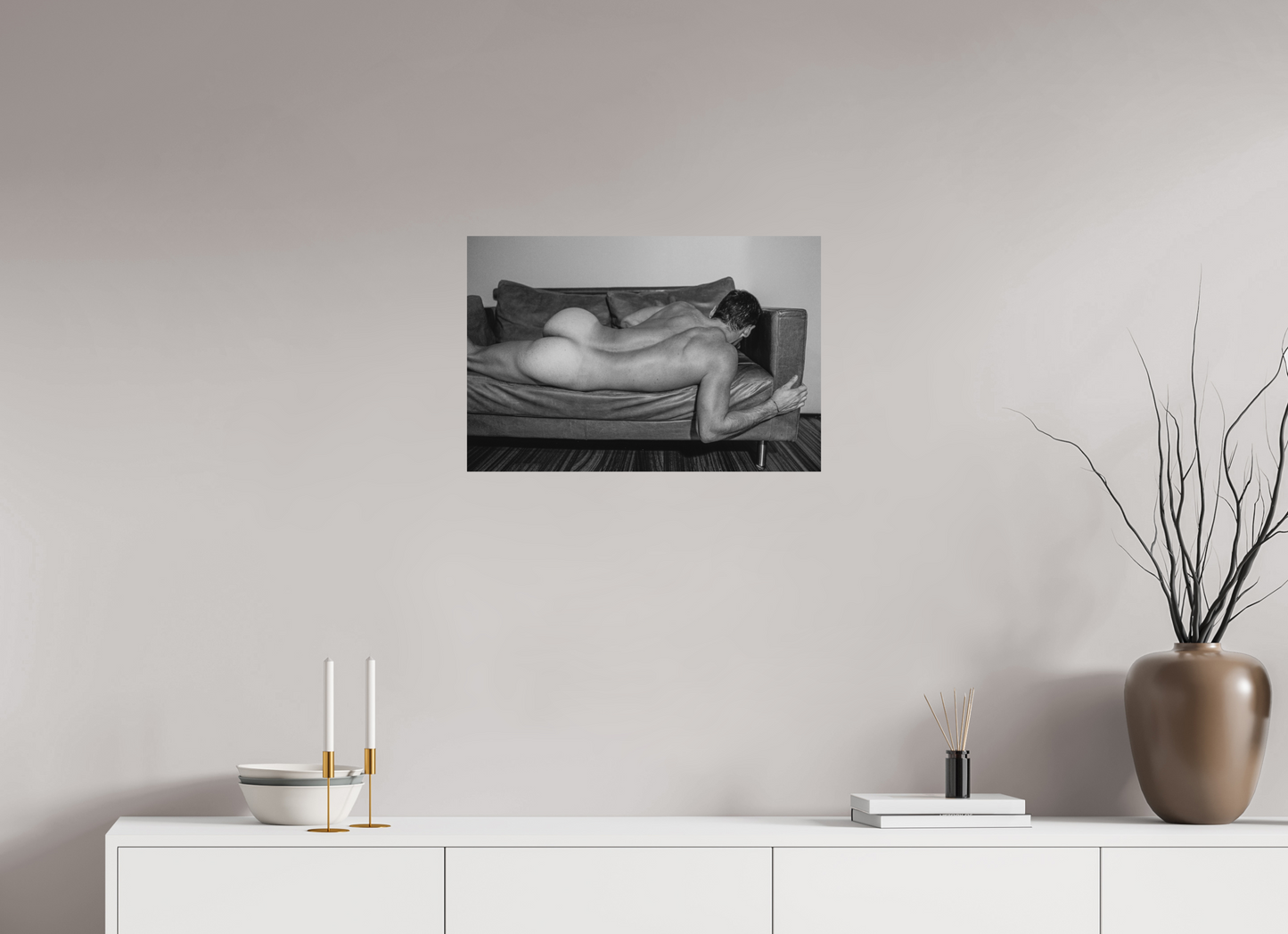 24 x 16″, Fuji Matte Italian Leather Sofa - Fine Art Print