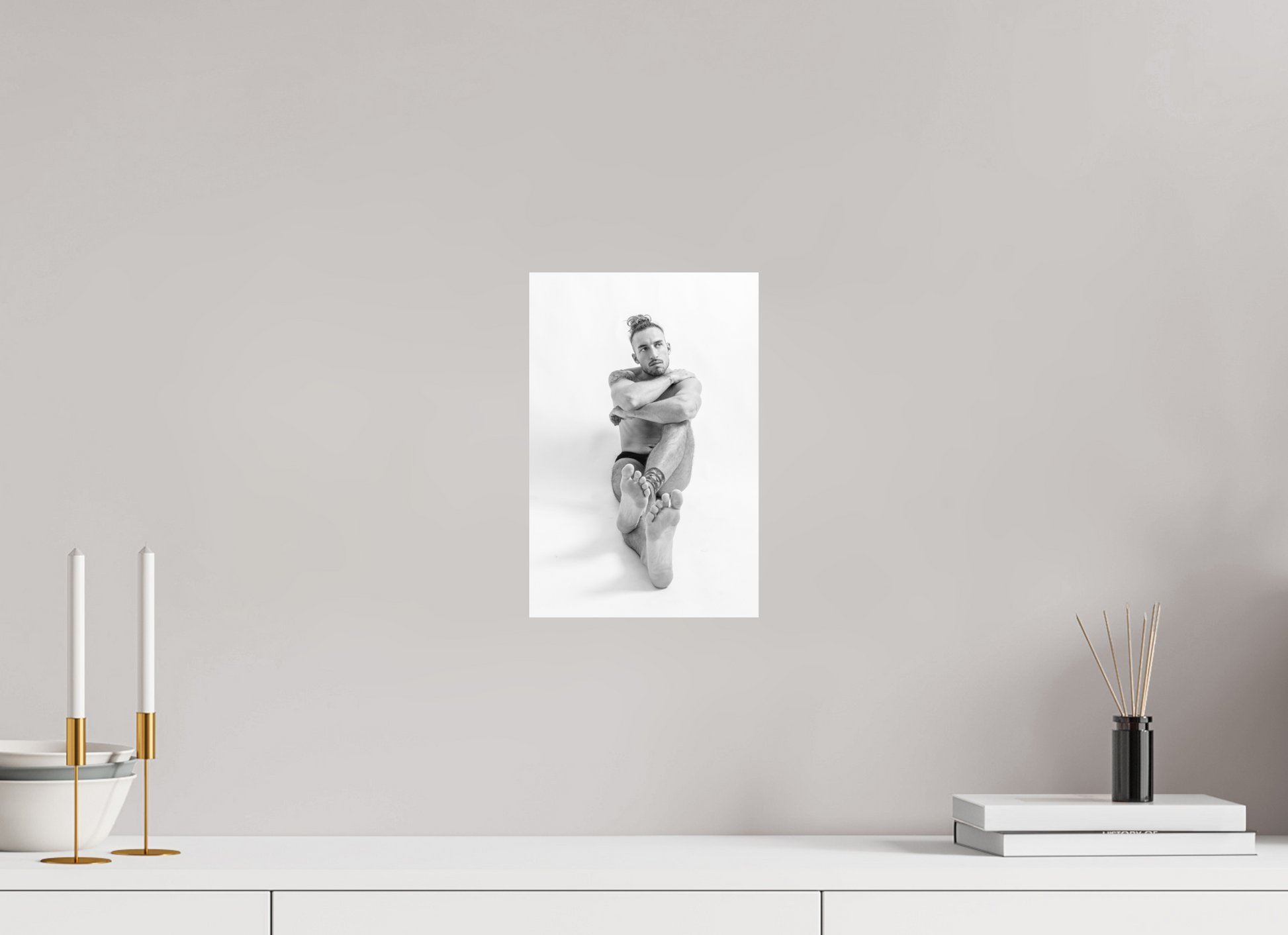 8 x 12″, Fuji Glossy To the Soles of His Feet