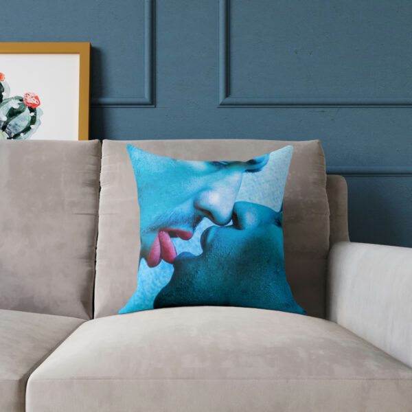 the male muse blue boys two guys kissing photography pillows