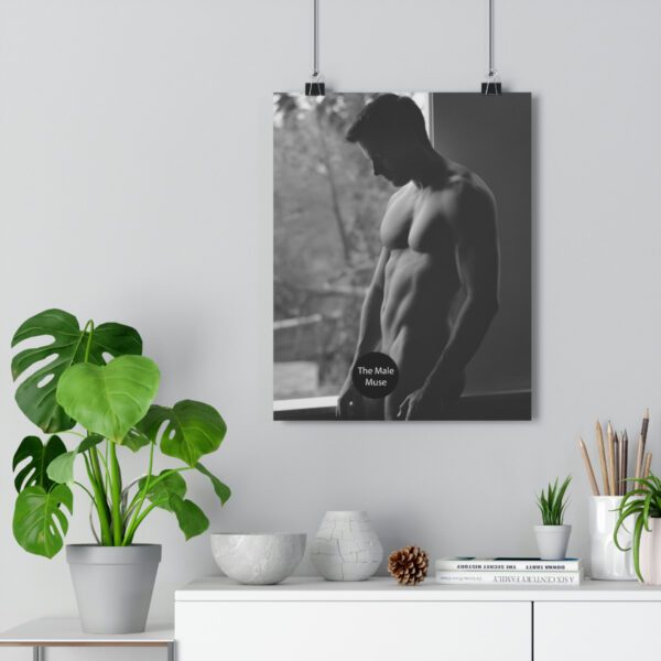 the male muse fine art prints black and white blake naked muscle stud photograph