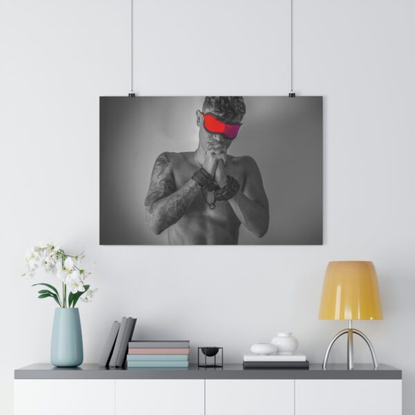 the male muse fine art nude men please release me young sexy Latin twink cuffed photograph
