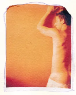 Emulsion Transfer – Brandon Tease – Signed Original Art Male Nudes Erotica
